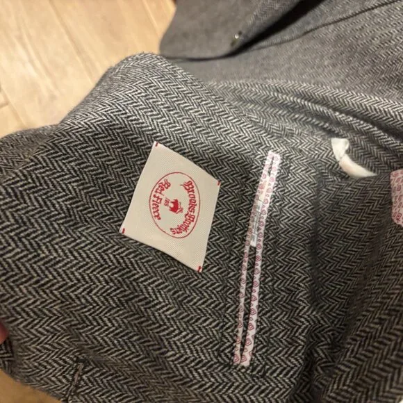 Brooks Brothers Herringbone Tweed Blazer Size 40 - Picture 2 of 4